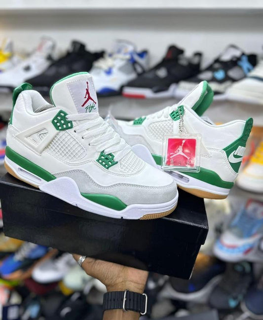 Jordan Retro 4 SB Pine Green White - Shoe Boxs